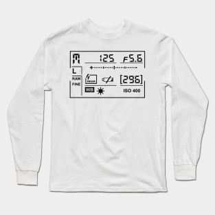 Camera Display Long Sleeve T-Shirt